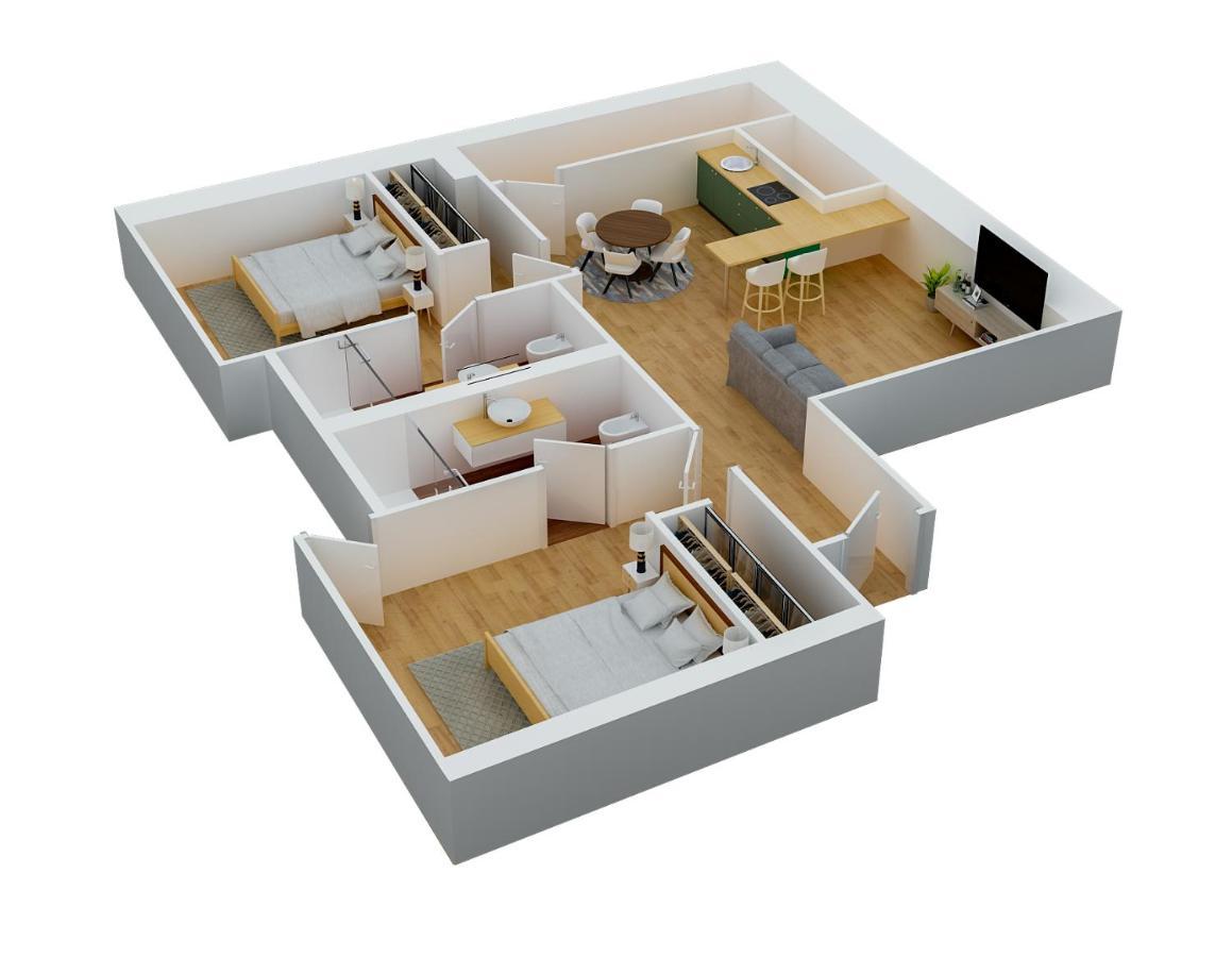Loving My Rooms 1 - Deliziosa Mansarda In Centro 고리치아 외부 사진